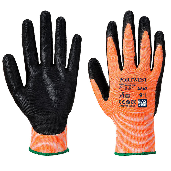 Amber Cut Glove - Nitrile Foam - Amber