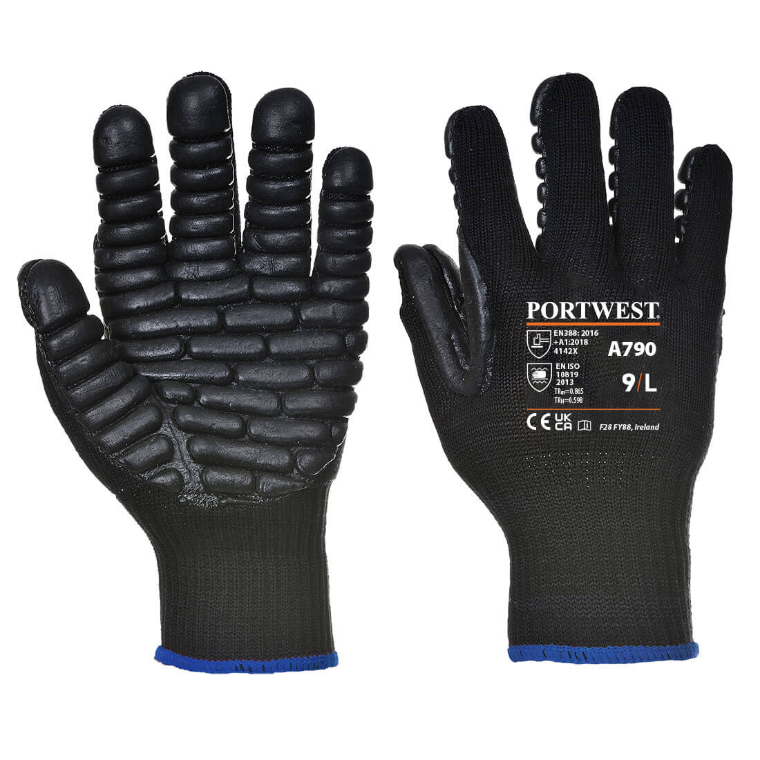 Anti Vibration Glove - Black