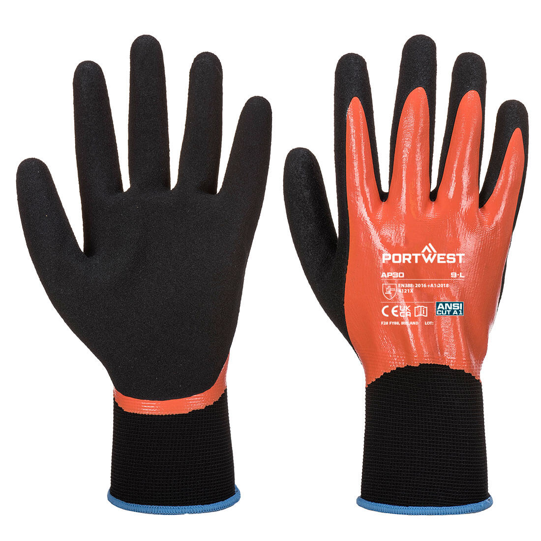 Dermi Pro Glove - Orange/Black