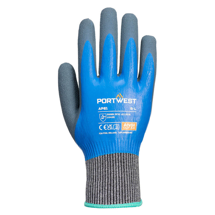 Liquid Pro HR Cut Glove - Blue