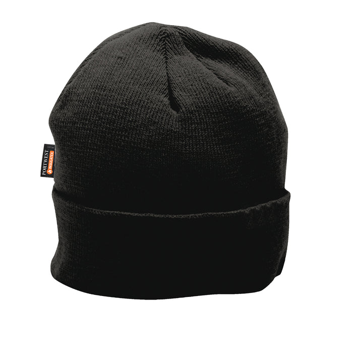 Knit Hat Insulatex Lined - Black