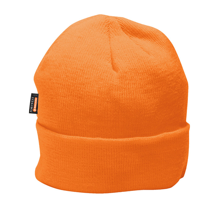 Knit Hat Insulatex Lined - Orange