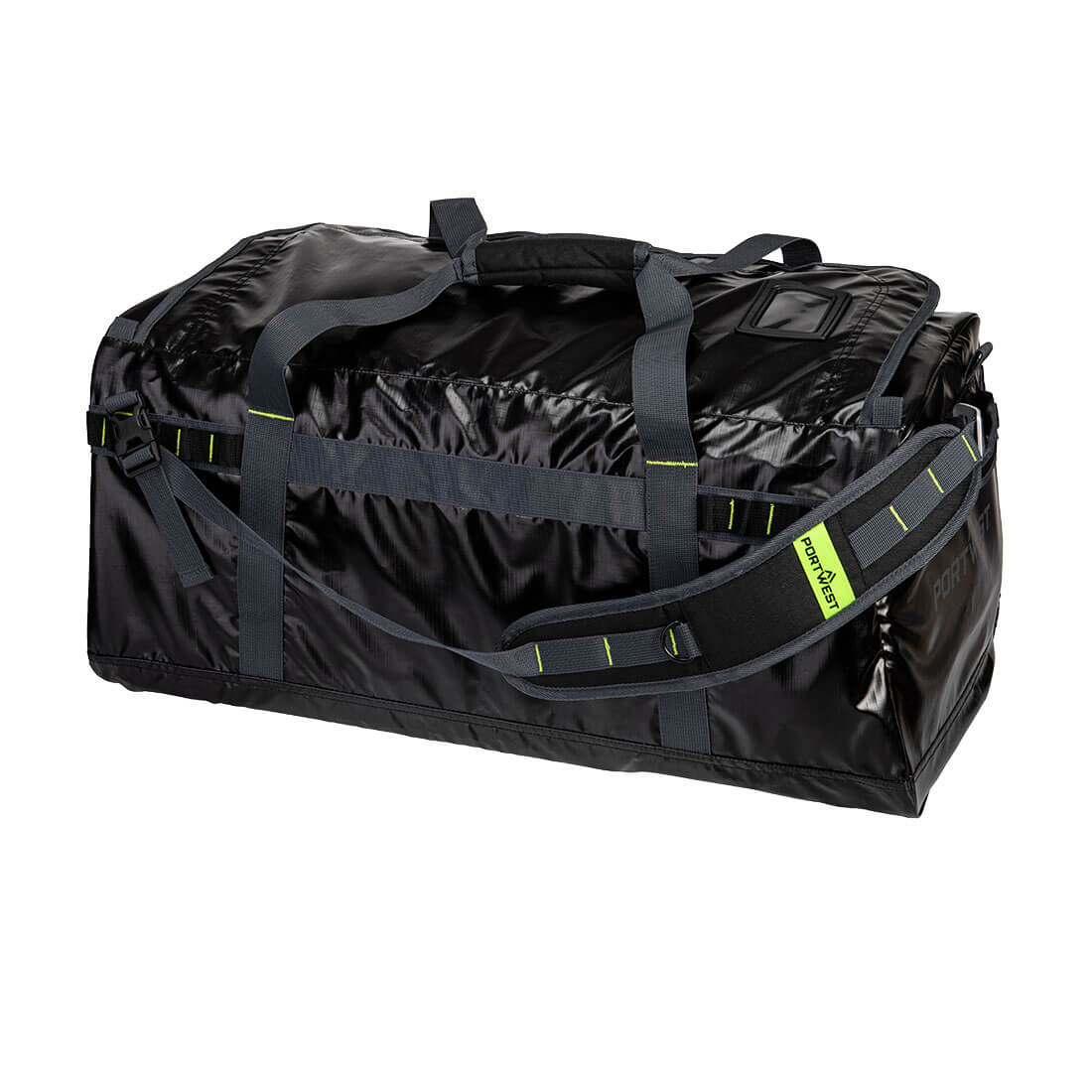 PW3 70L Water-Resistant Duffle Bag - Black