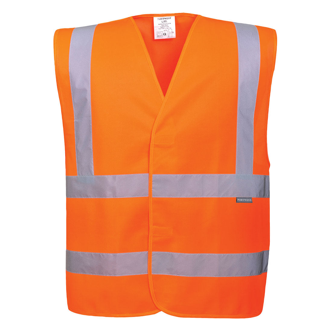 Hi-Vis Two Band and Brace Vest - Orange