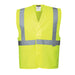 Hi-Vis One Band and Brace Vest - Yellow