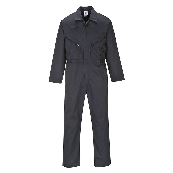 Liverpool Zipper Coverall - Black