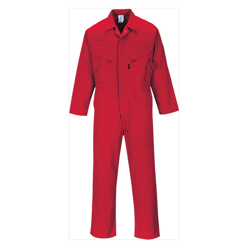 Liverpool Zipper Coverall - Red