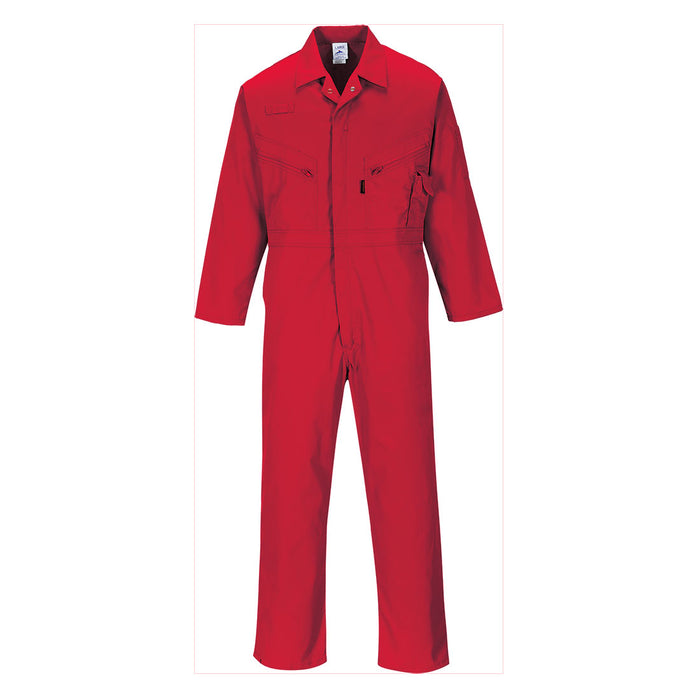 Liverpool Zipper Coverall - Red