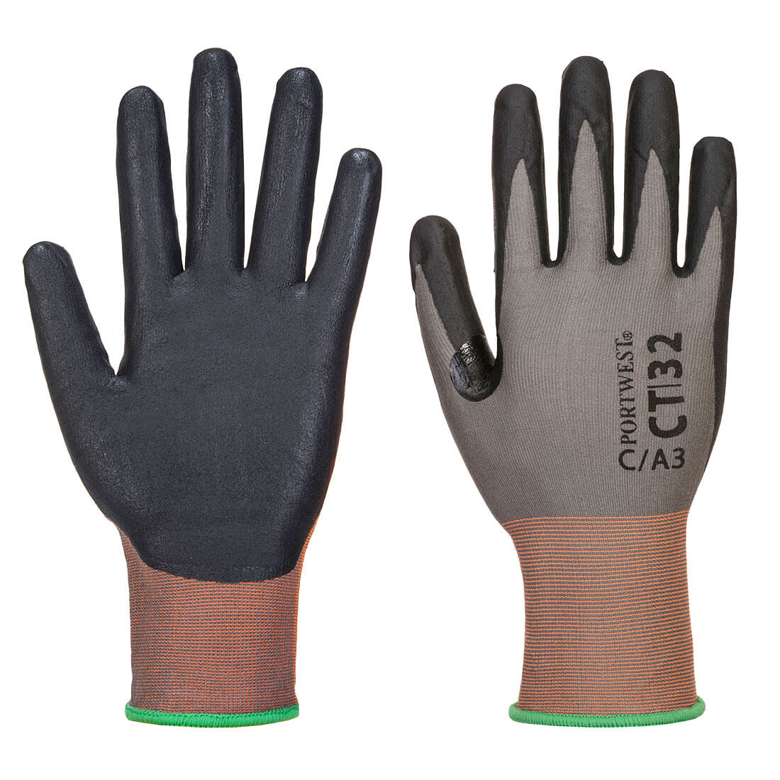 CT Cut C18 Nitrile - Gray/Black