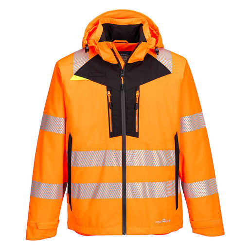 DX4 Hi-Vis Shell Rain Jacket - Orange