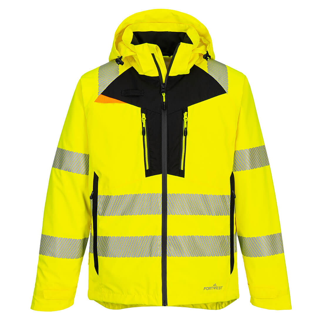 DX4 Hi-Vis Shell Rain Jacket - Yellow