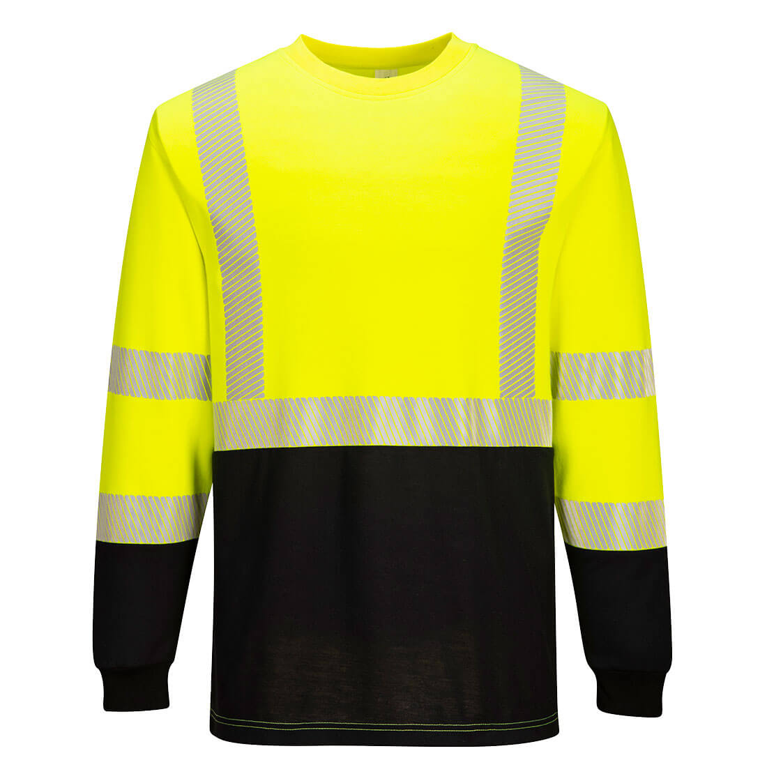 FR Hi-Vis 2-Tone Crew - Yellow/Black