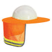 Hi-Vis Mesh Sun Shield - Orange