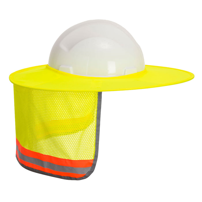 Hi-Vis Mesh Sun Shield - Yellow