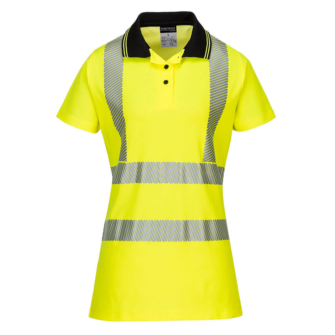 Women's Pro Polo Shirt - Yellow/Black