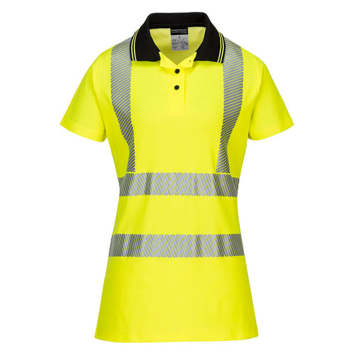 Women's Pro Polo Shirt - Yellow/Black