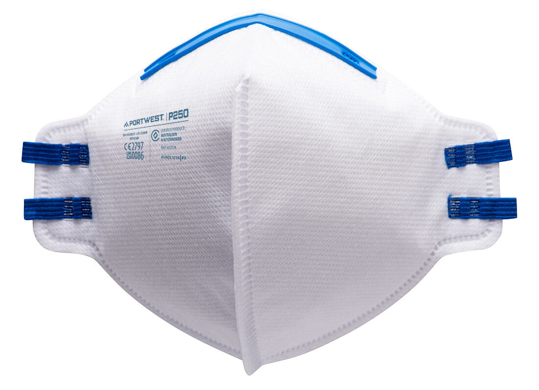 N95 Fold Flat Respirator (Pk20) - White