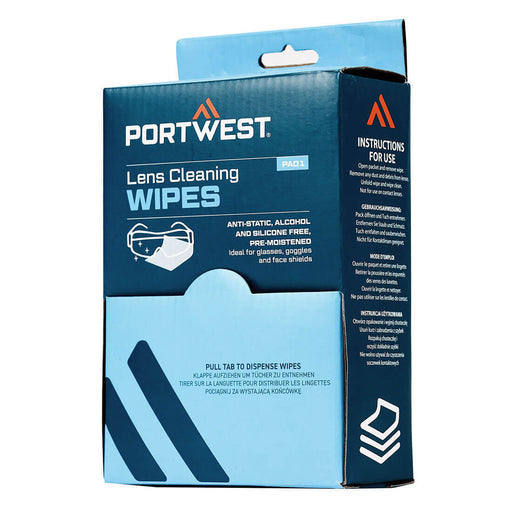 Lens Cleaning Wipes (100 towelettes) - White