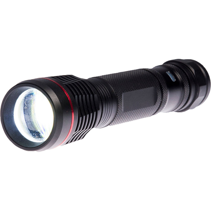 USB Rechargeable Flashlight - Black