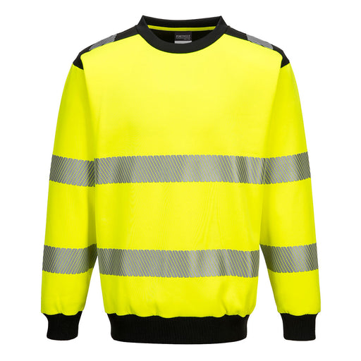 PW3 Hi-Vis Sweatshirt - Yellow/Black