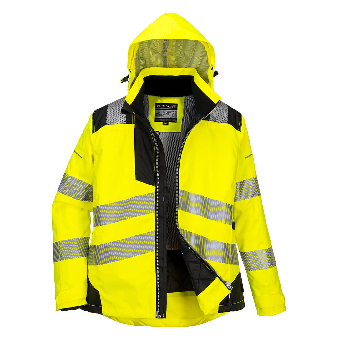 PW3 Hi-Vis Women's Winter Jacket - Yellow/Black