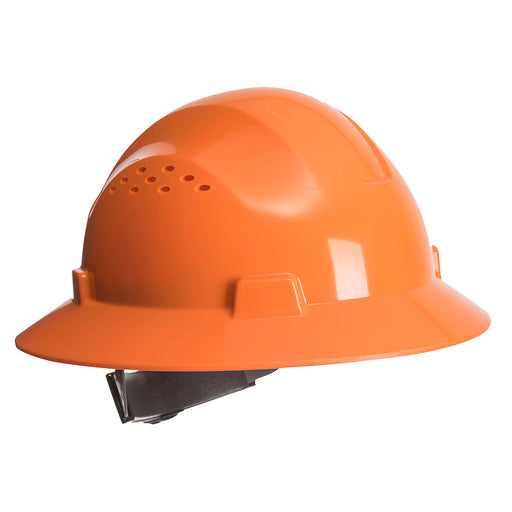 Full Brim Premier Hard Hat Vented - Orange