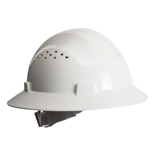 Full Brim Premier Hard Hat Vented - White