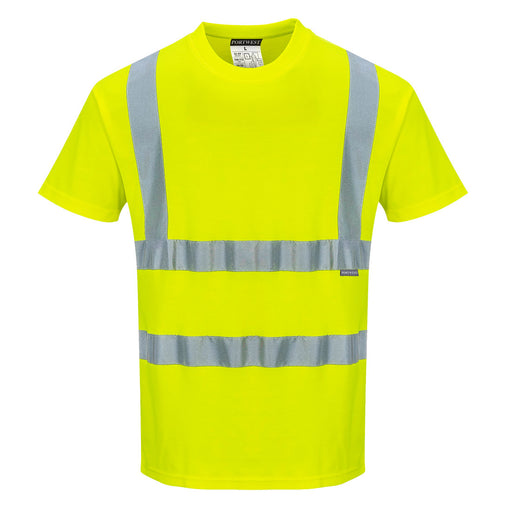 Cotton Comfort Short Sleeve T-Shirt - Yellow