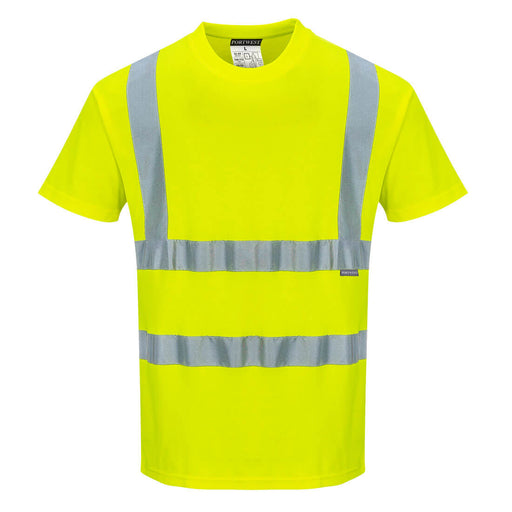 Cotton Comfort Short Sleeve T-Shirt - Yellow Tall