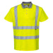 Hi-Vis Short Sleeve Polo Shirt - Yellow Tall