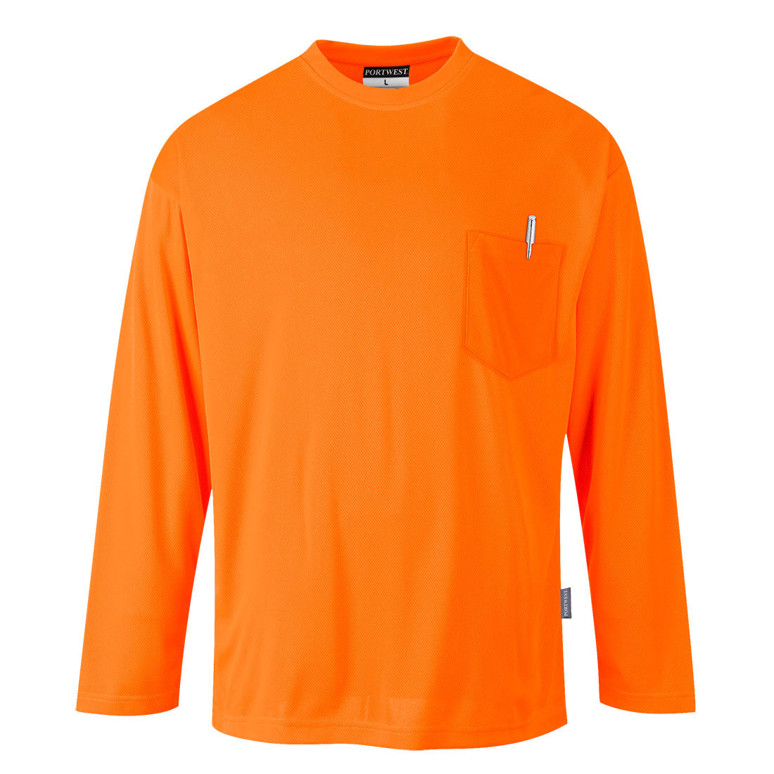 Non ANSI Pocket Long Sleeve T-Shirt - Orange