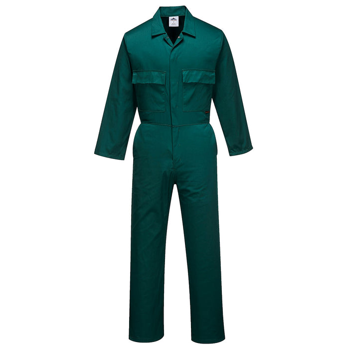 Euro Work Polycotton Coverall - Bottle Green