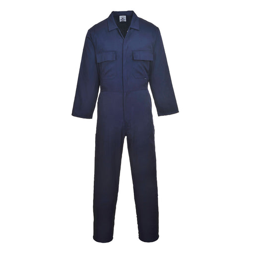 Euro Work Polycotton Coverall - Navy