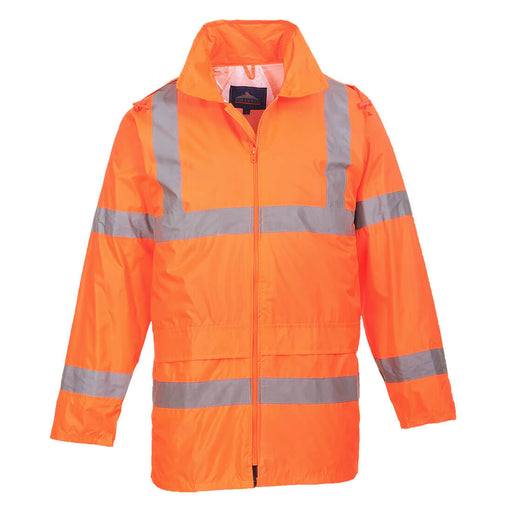 Hi-Vis Rain Jacket - Orange