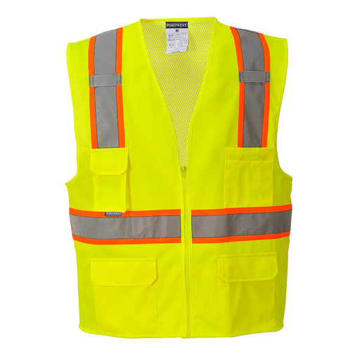 Jackson Contrast Hi-Vis Vest - Yellow