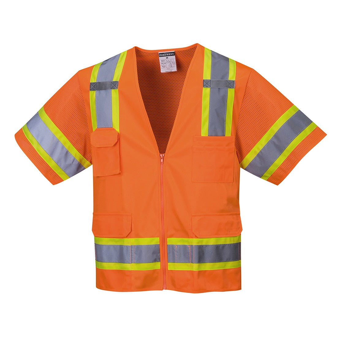 Aurora Sleeved Hi-Vis Vest - Orange