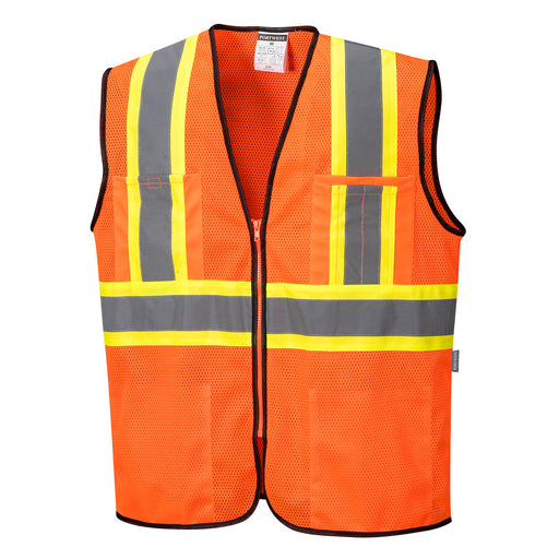 Frisco Contrast Vest - Orange