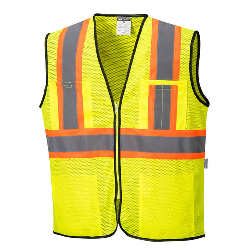 Frisco Contrast Vest - Yellow