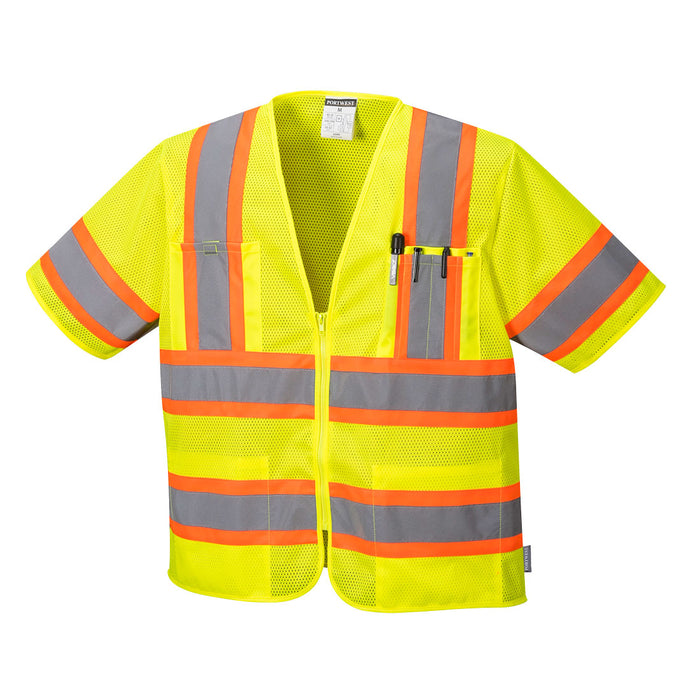 Augusta Sleeved Hi-Vis Vest - Yellow