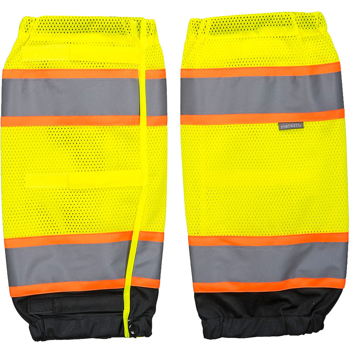 Hi-Vis Two-Tone Gaiters - Yellow/Black